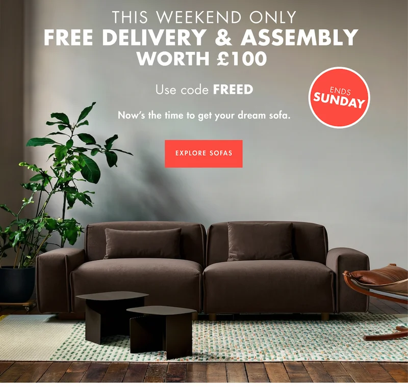 The January Sale - Up to 30% off & free delivery this weekend with code: FREED