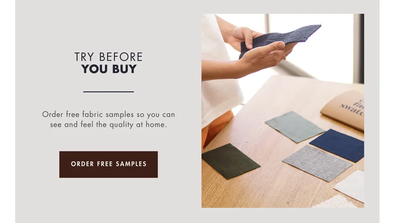 Try before you buy - order free fabric samples