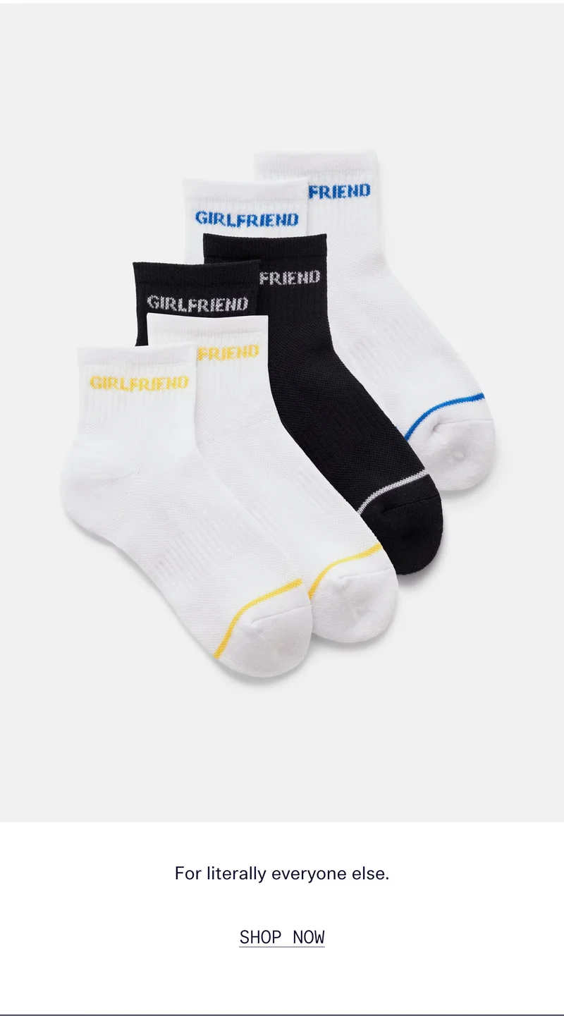 For literally everyone else.  |  SHOP NOW