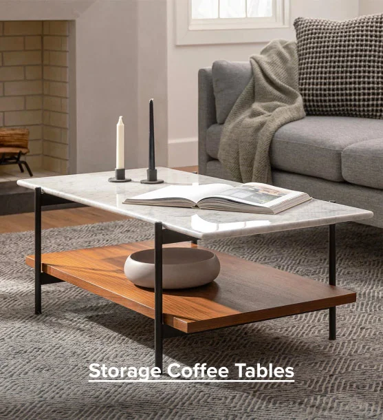 Storage coffee tables.