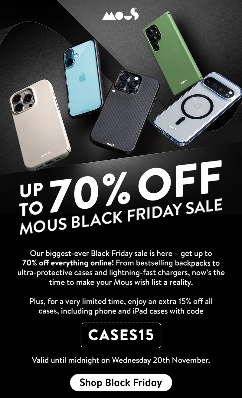 Up to 70% off Black Friday Sale