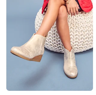 Clare Kids Wedge Boot - Image