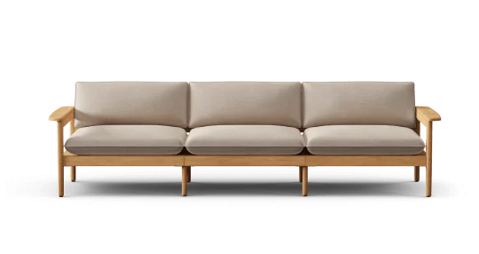 Dunes Teak 3-Piece Sofa