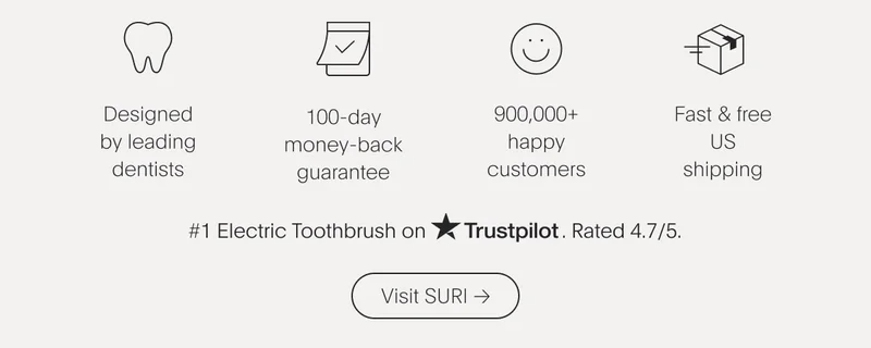 #1 Electric toothbrush on Trustpilot rated 4.7/5