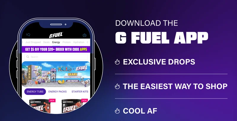 Download the G FUEL App