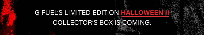 G Fuel’s Limited Edition Halloween II collector’s box is coming.