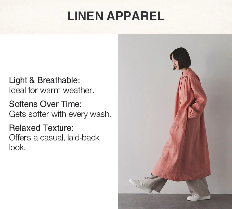Shop Linen Apparel