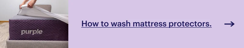 How to wash mattress protectors.