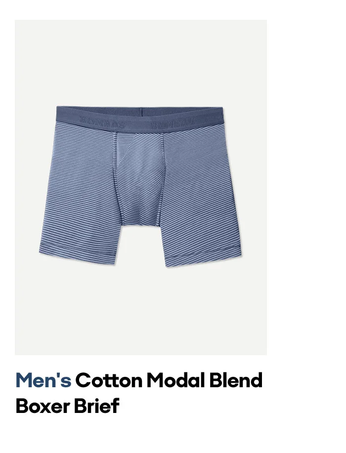 Men's Cotton Modal Blend Boxer Brief
