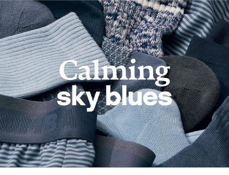 Calming sky blues