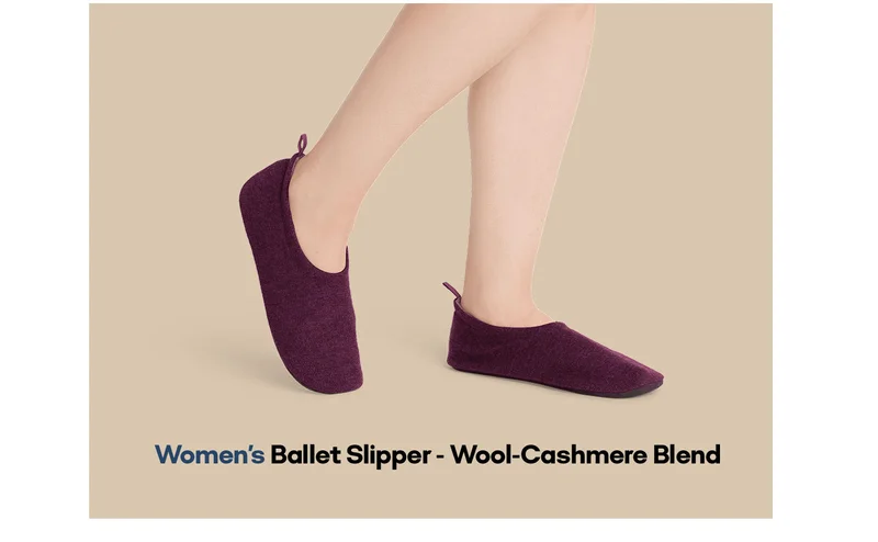 Women's Ballet Slipper - Wool-Cashmere Blend