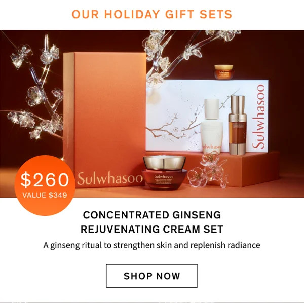 Concentrated Ginseng Rejuvenating Cream Set