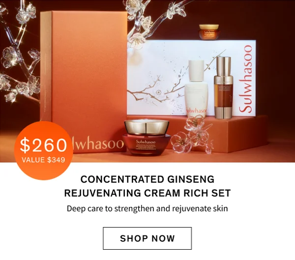 Concentrated Ginseng Rejuvenating Cream Rich Set