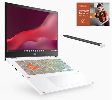 ASUS 14 Vibe Flip Touch Cloud Gaming Laptop with Stylus