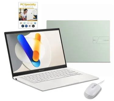 ASUS Vivobook 14" FHD Laptop Intel Core 5 8GB 512GB w/ Mouse & ADP