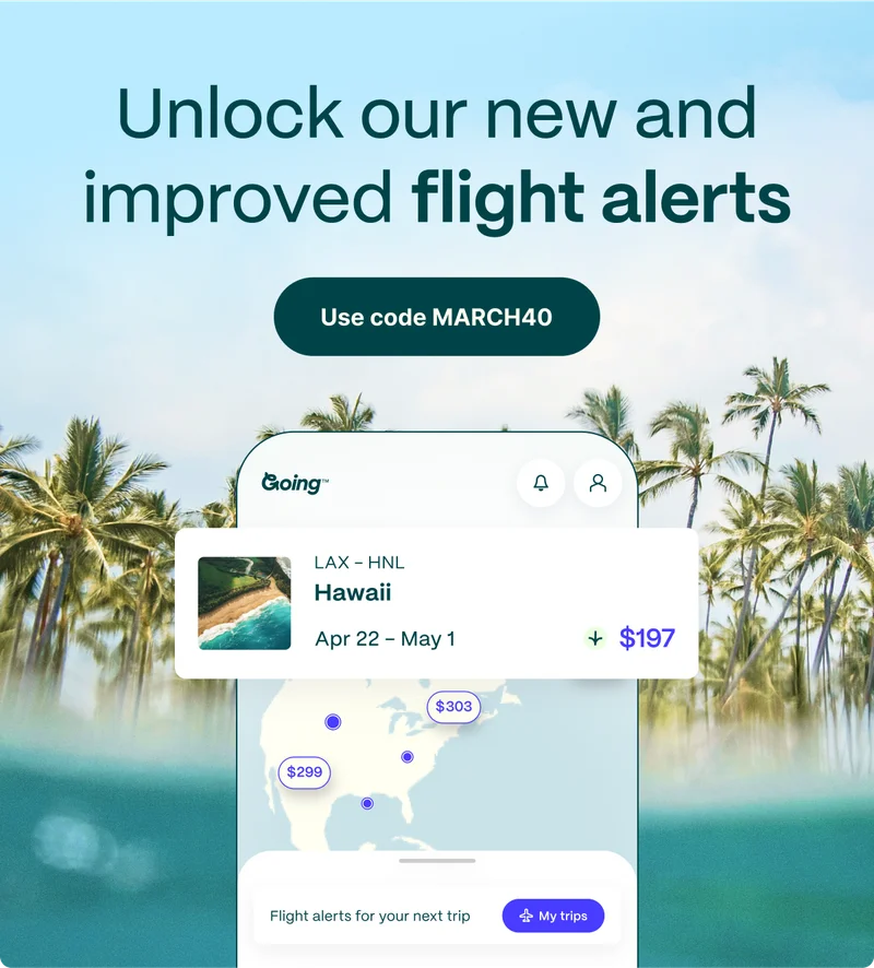 Unlock our new and improved flight alerts
