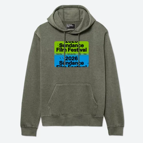 Image of the Cloud Layer Weathered Fleece Hoodie in Sagebrush.