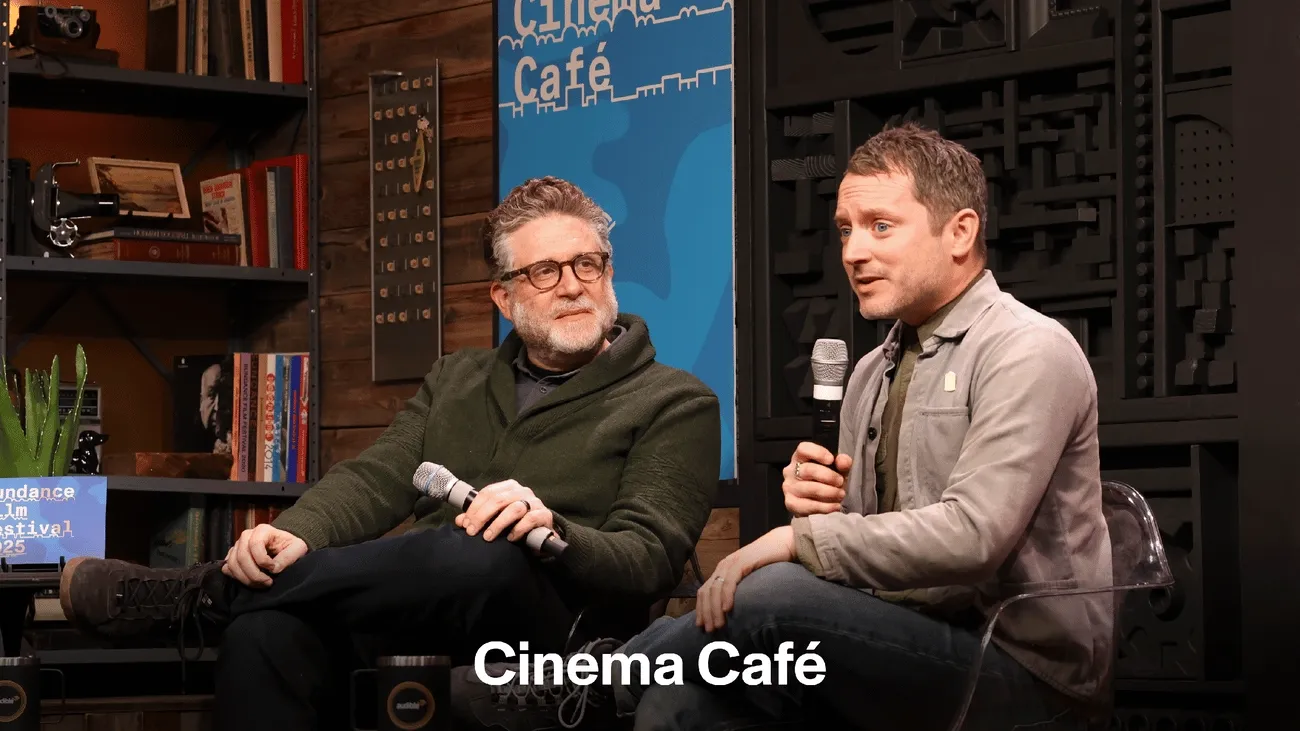 Animated GIF rotating through images of past Beyond Film events and
panels at the Sundance Film Festival.