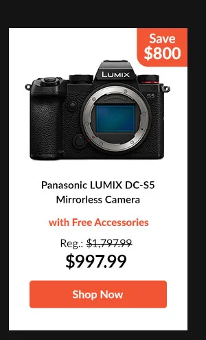 Panasonic LUMIX DC-S5 Mirrorless Camera