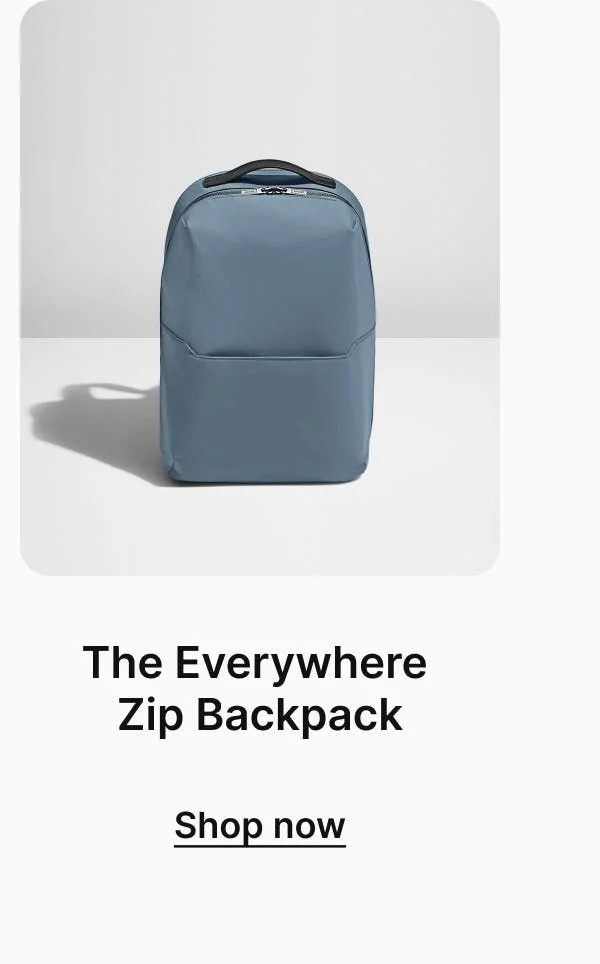 The Everywhere Zip Backpack