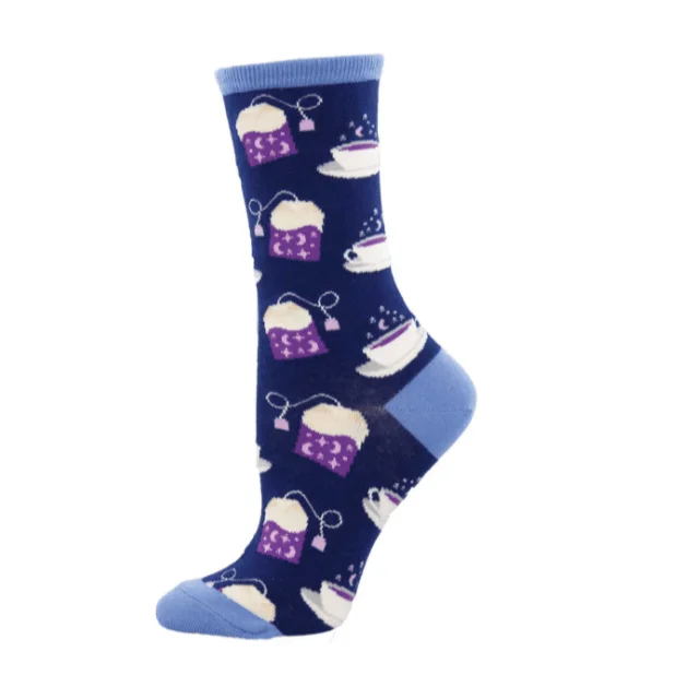Image of Night Tea Night Women's Crew Socks