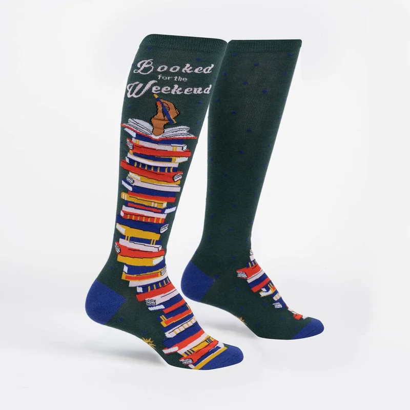 Image of Booked For The Weekend Women's Knee High Socks