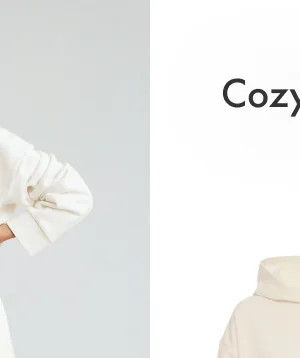 Happiness Fleece Cropped Hoodie in Fresh Snow