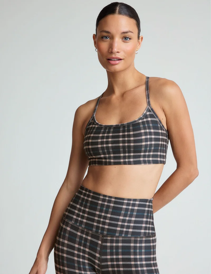 Image of Preppy Plaid SoftMark Slim Racerback Bra