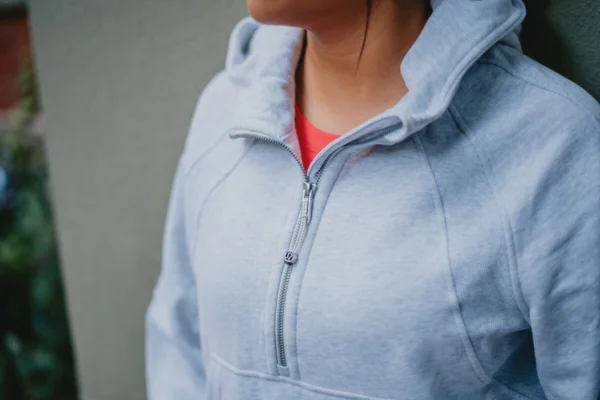 Woman wearing lululemon apparel