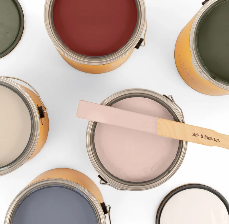 Clare paint cans featuring trending colors for 2026