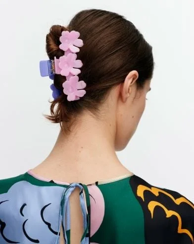 Mini Unikko Hair Clip Two-Tone