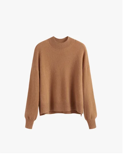 Single-Origin Cashmere Cropped Sweater
