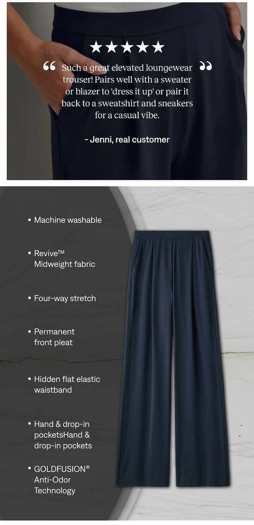 5-star review: Revive™ Trouser