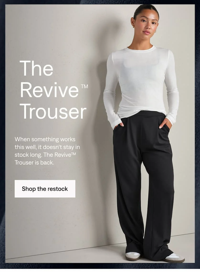The Revive™ Trouser: Shop the restock