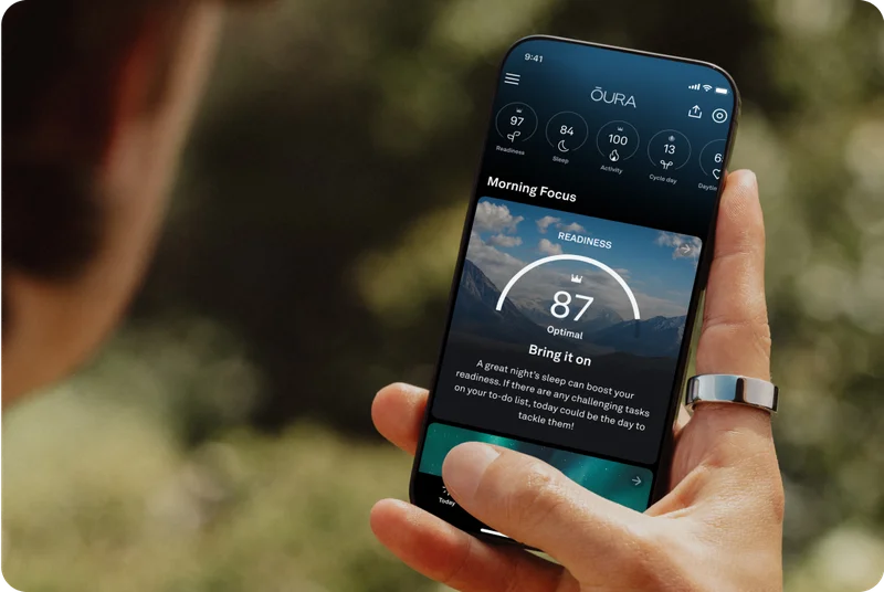 Oura App Home Page