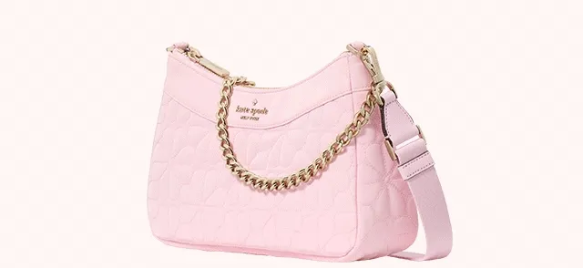 SPADE FLOWER QUILTED NYLON