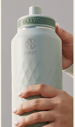40oz Takeya Sport Water Bottle With Spout Lid