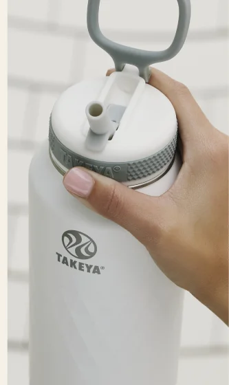 40oz Takeya Sport Water Bottle With Straw Lid