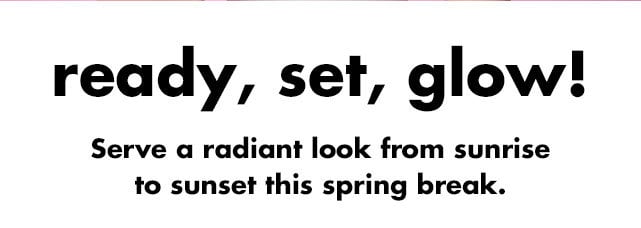 serve a radiant look