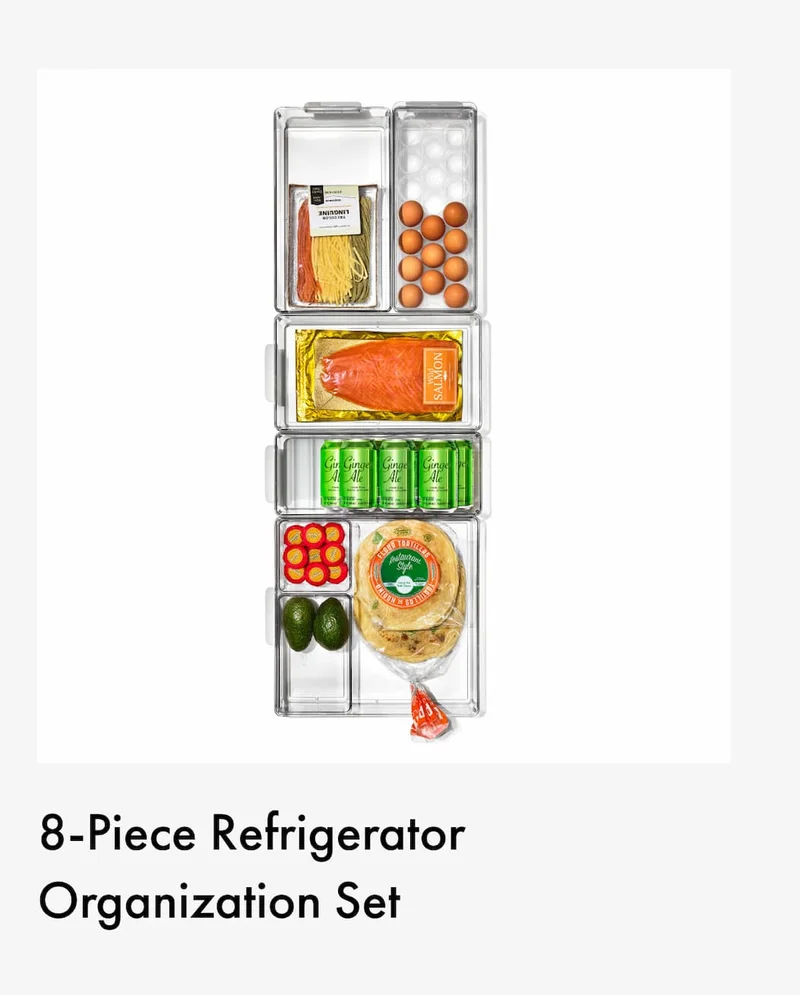 8-Piece Refrigerator  Organization Set