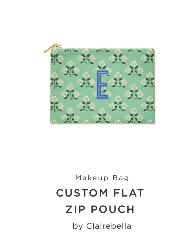 Custom Flat Zip Pouch