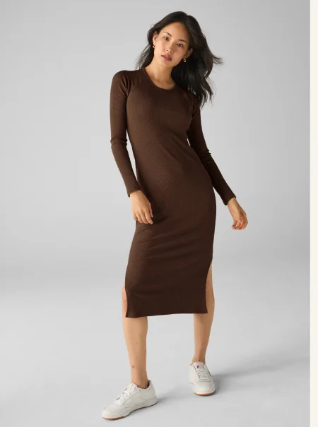 Contours Long Sleeve Dress