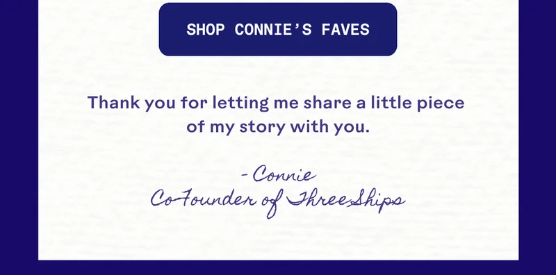 Shop Connie's Faves