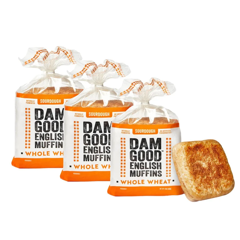 Image of "Whole Wheat" Sourdough English Muffins (3-pack)