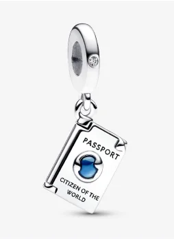 Openable Passport Dangle Charm