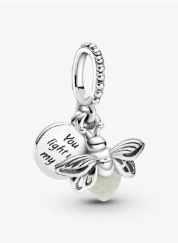 Glow-in-the-dark Firefly Dangle Charm