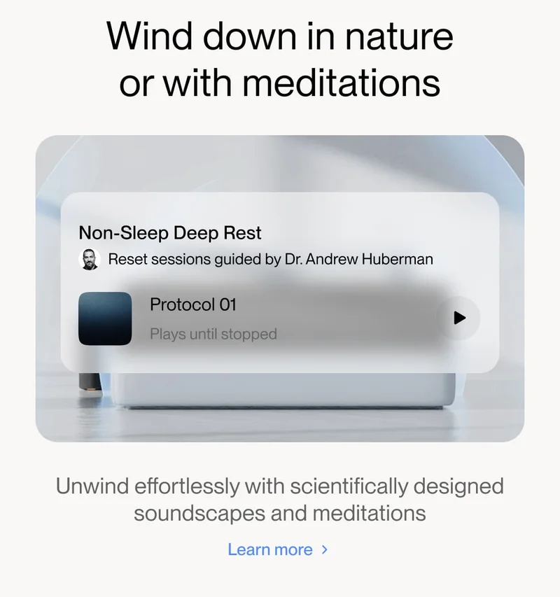 Wind down in nature or with meditations