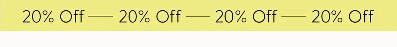 20% Off
