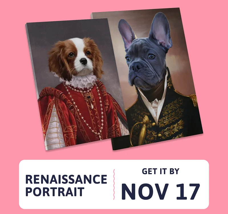 Renaissance Portrait. Order today get it by Nov 17th