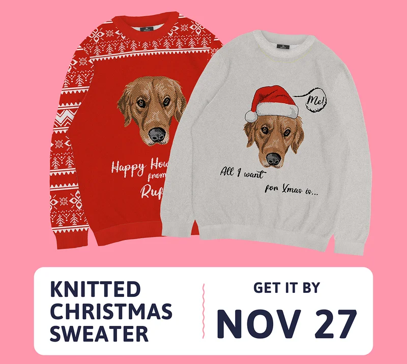 Knitted Christmas sweaters. Order today get it by Nov 27th